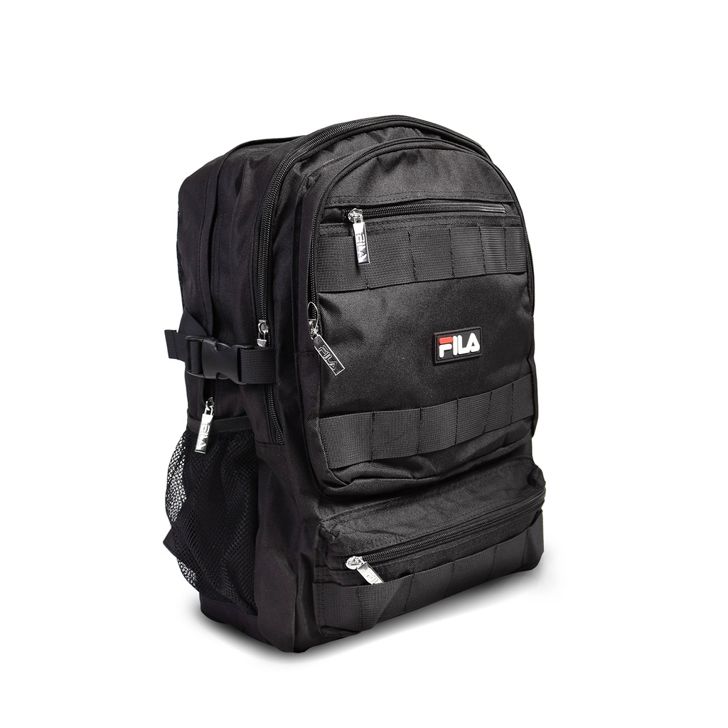 Fila 後背包 Workwear Backpack 黑 男款 工裝風格 雙肩背 運動休閒 【ACS】BPU9000BK