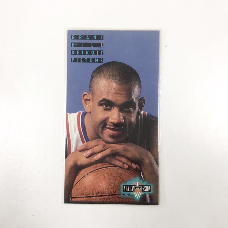 1995 FLEER NBA JAM SESSION GRANT HILL # 55 長卡 籃球卡 球員卡 收藏卡