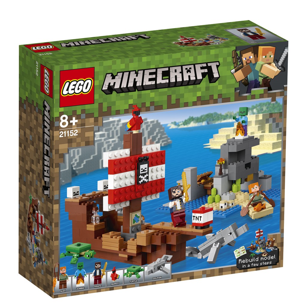 【鄭姐的店】樂高 21152 創世神 Minecraft 系列 - The Pirate Ship Adventure