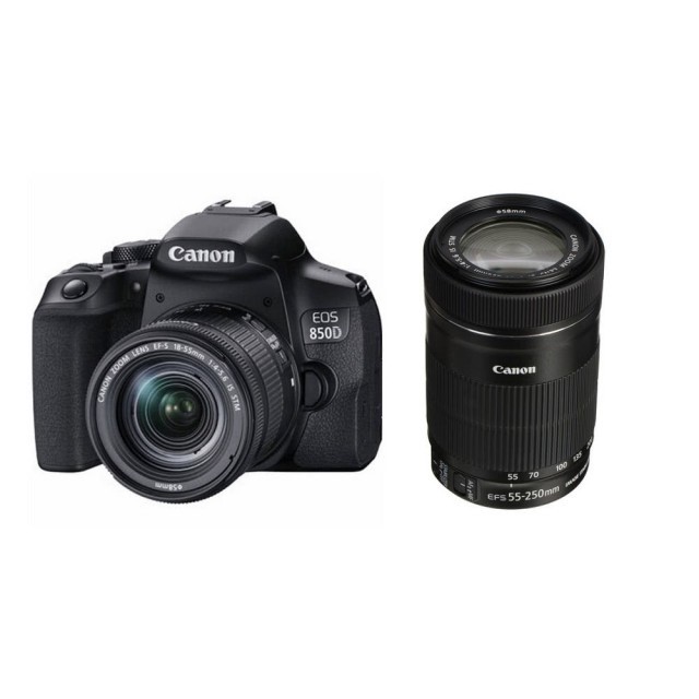 Canon Eos 850d Ef S 18 55mm 55 250mm 公司貨55 250mm為平輸貨 蝦皮購物