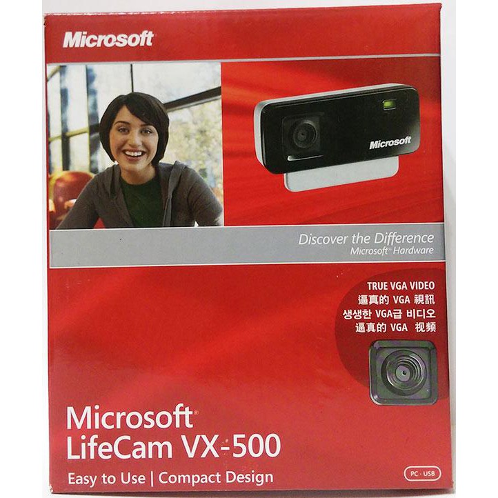 微軟 Microsoft LifeCam VX-500 網路攝影機 VX500 免驅動 九成五新