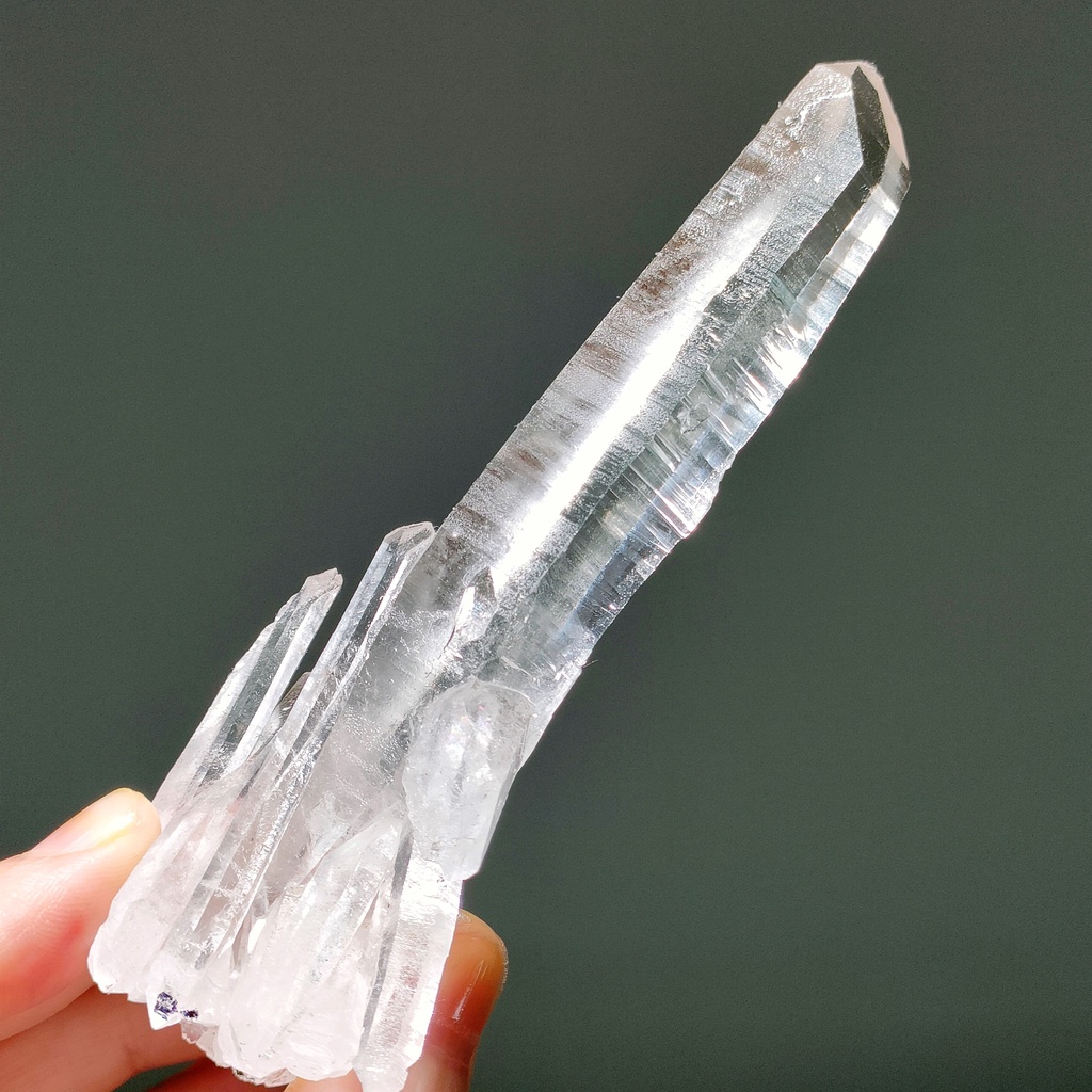 【永恆之光礦石】水晶魔法棒 激光柱 雷射激光柱 種子水晶 藍針 哥倫比亞水晶 (哥雷倫比亞水晶9號)