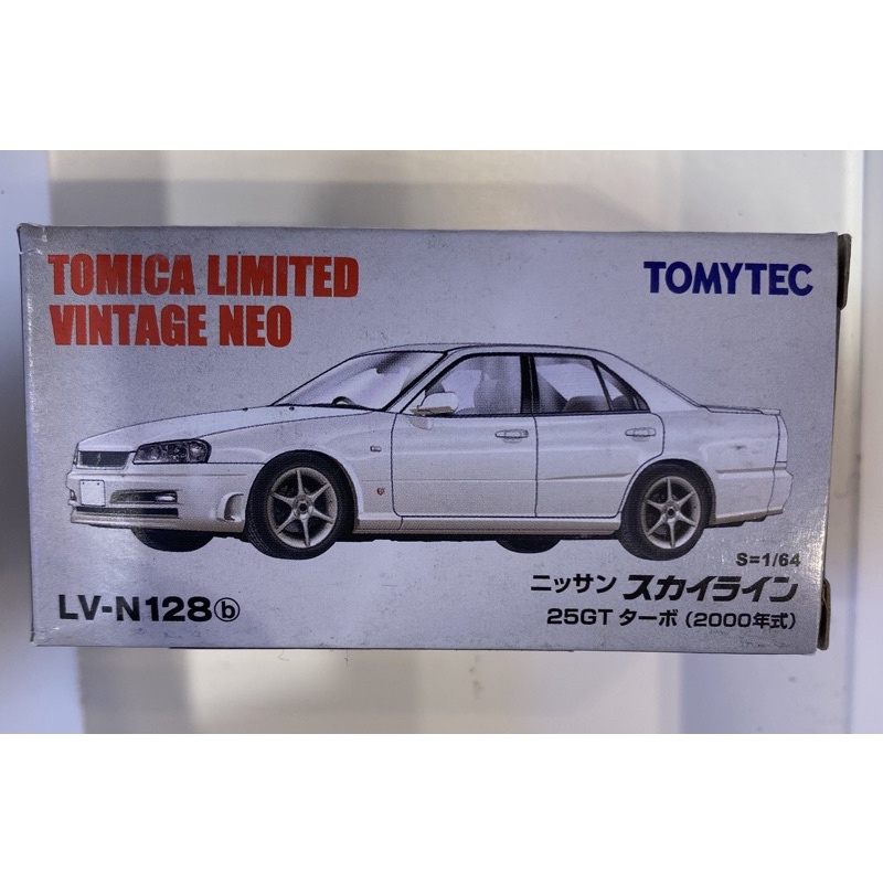 Tomytec Lv N128 B 25gt 00年式gtr 白色四門轎車絕版 蝦皮購物