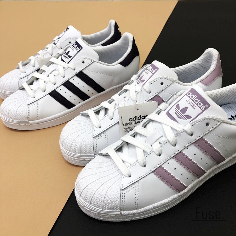現貨正品愛迪達Adidas Superstar 貝殼頭Fuse DB3346 白色深紫色DB3347 白淡紫粉紫| 蝦皮購物