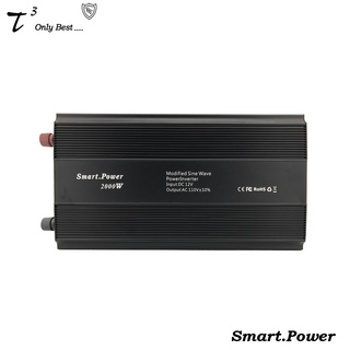 【宅配免運】石兆科技12V TO 110V 2000W電源轉換器 直流轉交流 模擬正弦波 車用110V