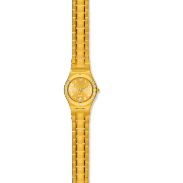 swatch 金色 醫療鋼 錶帶 (賣錶帶)
