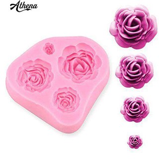 精品廚具 限時特價3D玫瑰花翻糖模 Sugarcraft烘焙工具 1 x 4尺寸模
