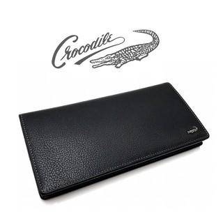 【寧寧精品】臺中35年皮件店 鱷魚Crocodile 保用十年專櫃正品牛皮男長夾 真皮男用長皮夾 附原廠禮盒紙袋 888