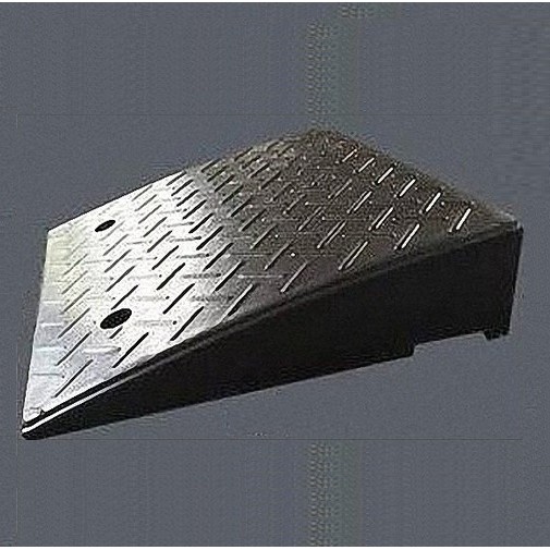 【海夫健康生活館】斜坡板專家 門檻前斜坡磚 輕型可攜帶式 橡膠製(高13.8公分x42公分)