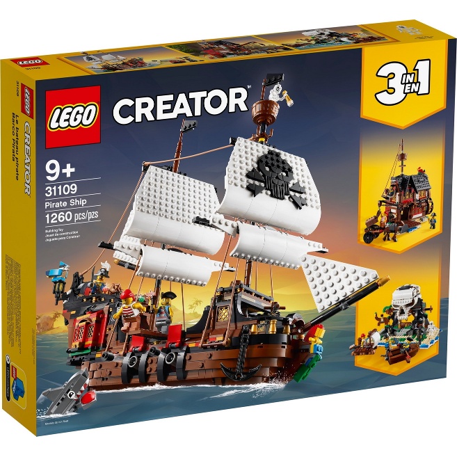 【亞當與麥斯】LEGO 31109 Pirate Ship^