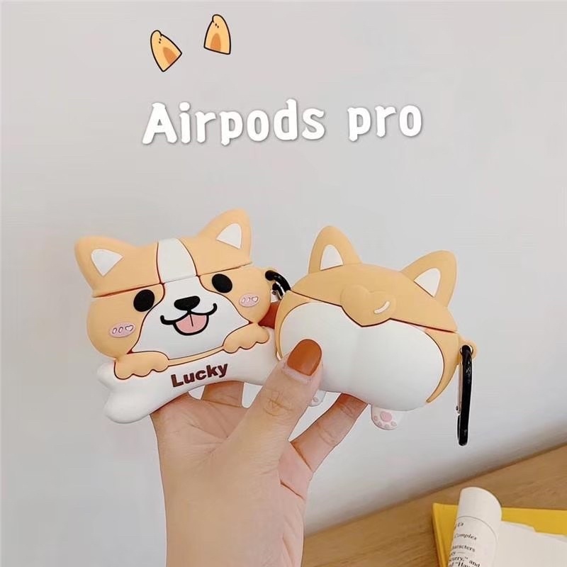 Airpods 柯基屁屁 矽膠耳機套 Airpods1/2/pro代