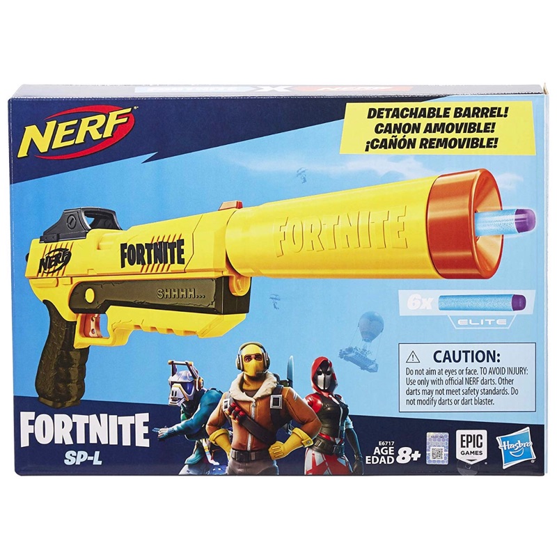 【NERF熊】 Nerf Fortnite Sp-L Elite Dart Blaster 橙機 要塞英雄
