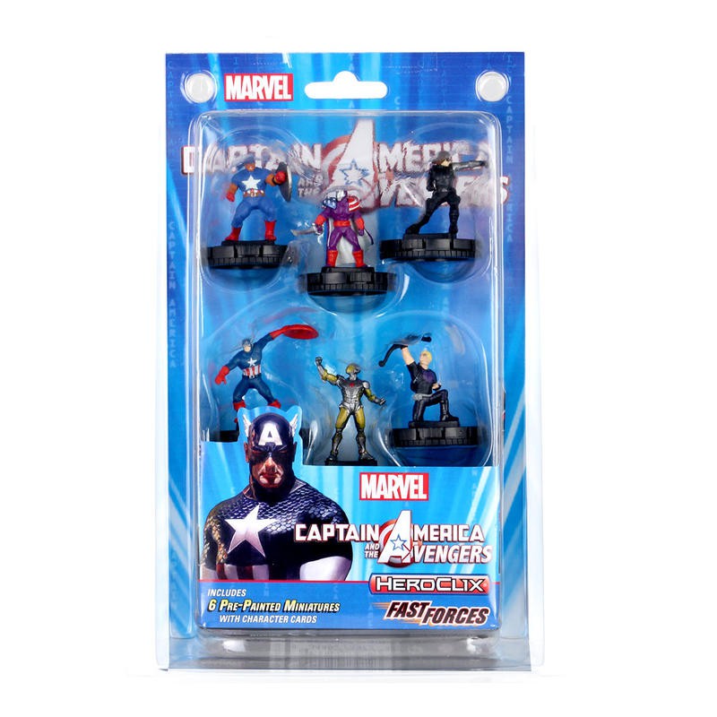 反轉英雄 MARVEL 美國隊長與復仇者 快速成軍包 HEROCLIX 高雄龐奇桌遊