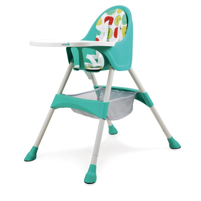 unilove 兒童餐椅-藍綠色