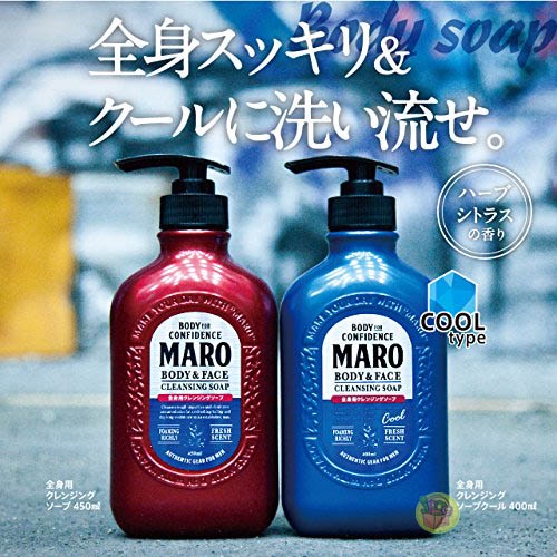 【JPGO】日本進口 MARO 男性全身可用 沐浴露~