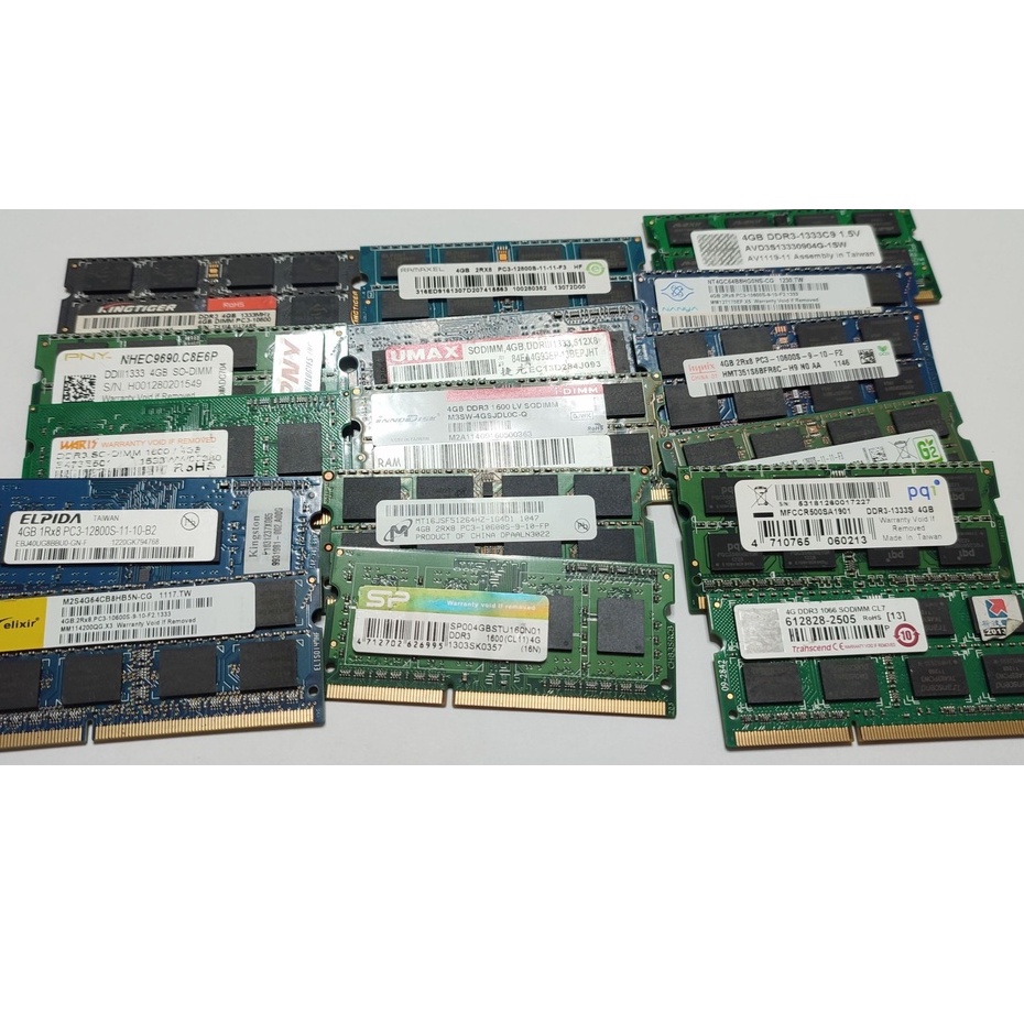 筆電記憶體 標壓 DDR3 4G 品牌頻率隨機出 NB DDR3 4G