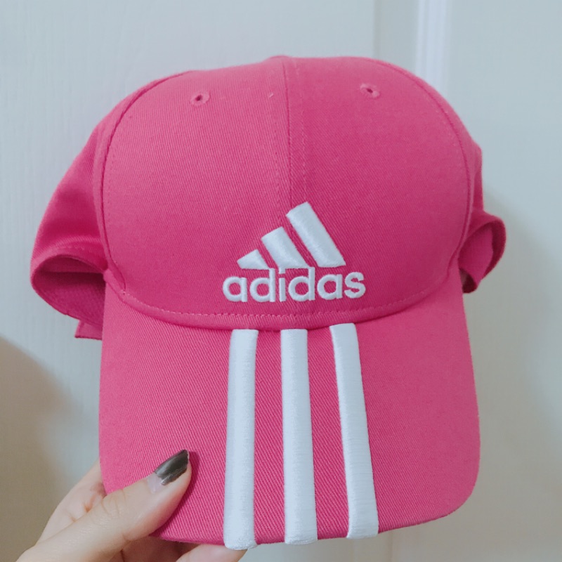 愛迪達粉色帽子（二手