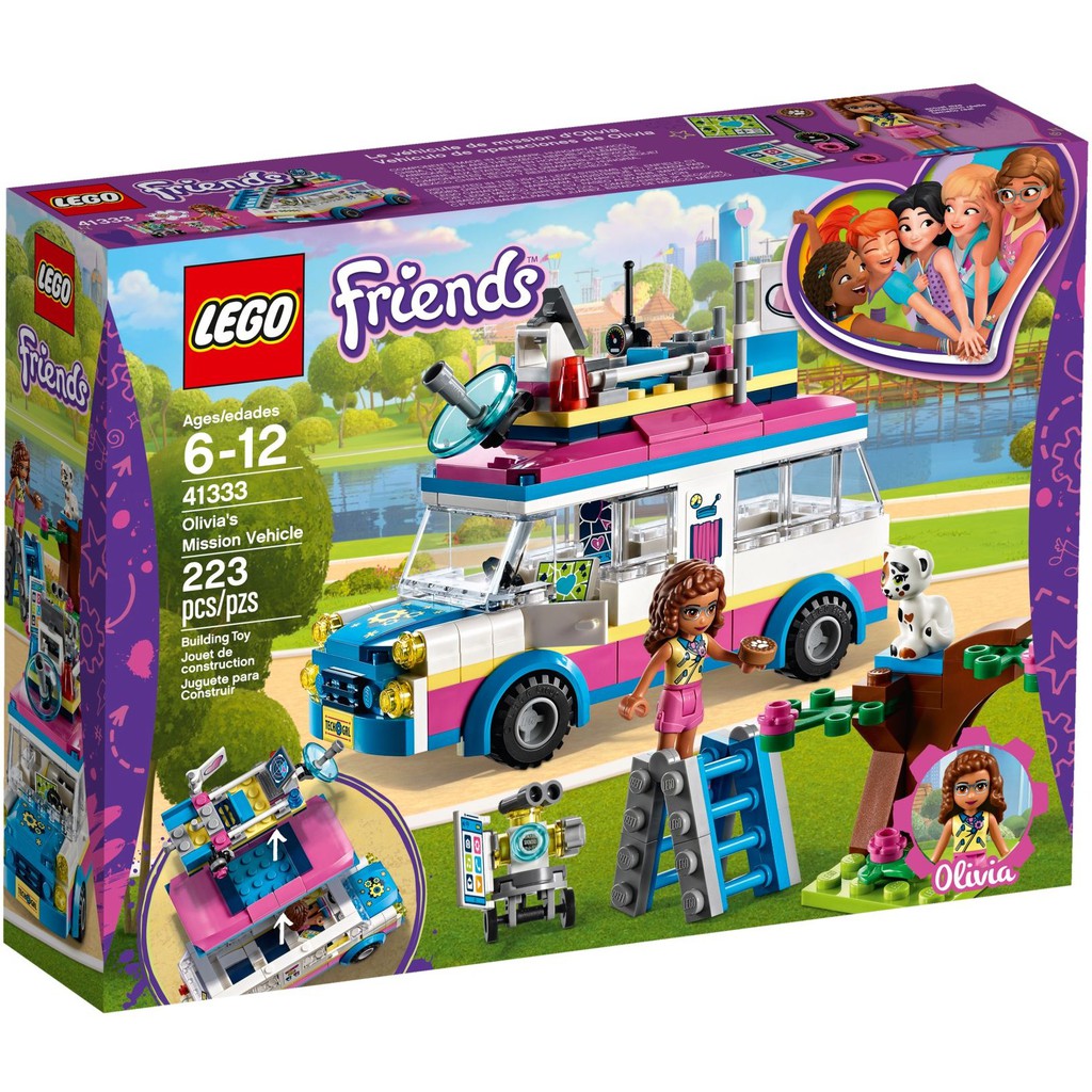 【台中翔智積木】LEGO 樂高 Friends 系列 41333 奧麗薇亞的勤務車