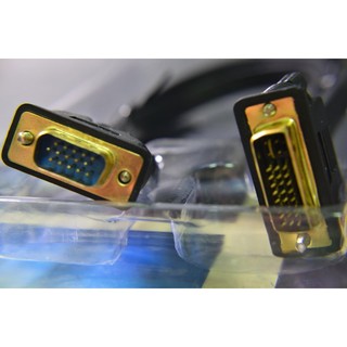 【全新】Full HD數位影像轉換線(扁線) 長度1.2M DIV-VGA 兩頭都是公的 高畫質1080P