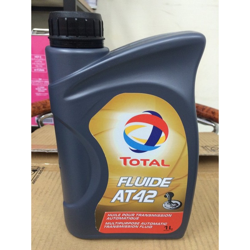 單買區-【TOTAL 道達爾】FLUIDE、AT42、ATF，合成自動變速箱機油、1L/罐【歐洲進口】