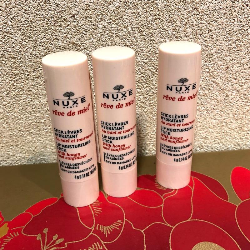 過期全新 黎可詩NUXE蜂蜜護唇膏 4g 有效期201904 過期品供收藏