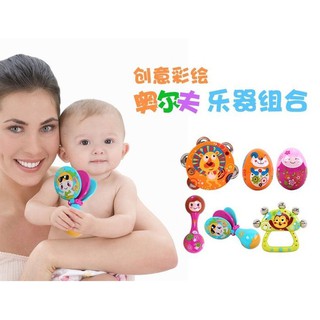 童心玩具~匯樂奧爾夫樂器組~豪華手搖鈴組~安全無毒~音樂啟蒙早教玩具