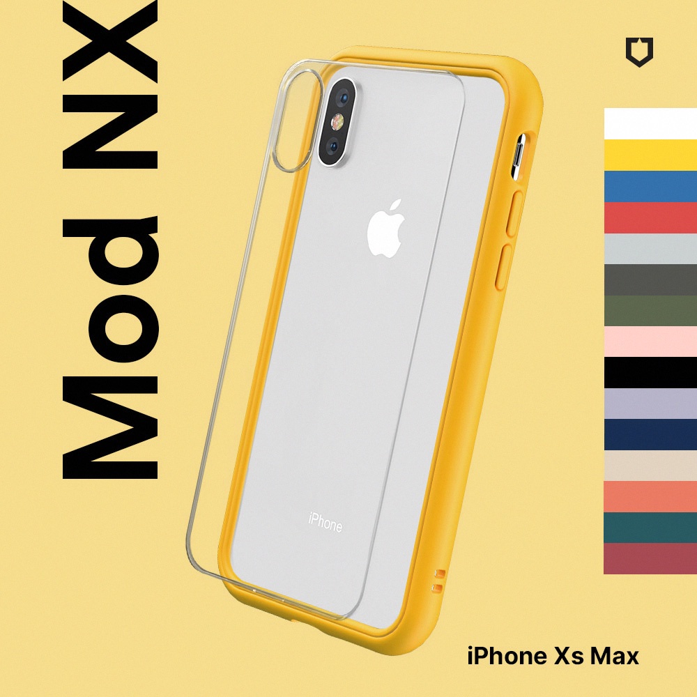 犀牛盾 適用iPhone XS Max Mod NX防摔邊框背蓋兩用手機殼(多色)