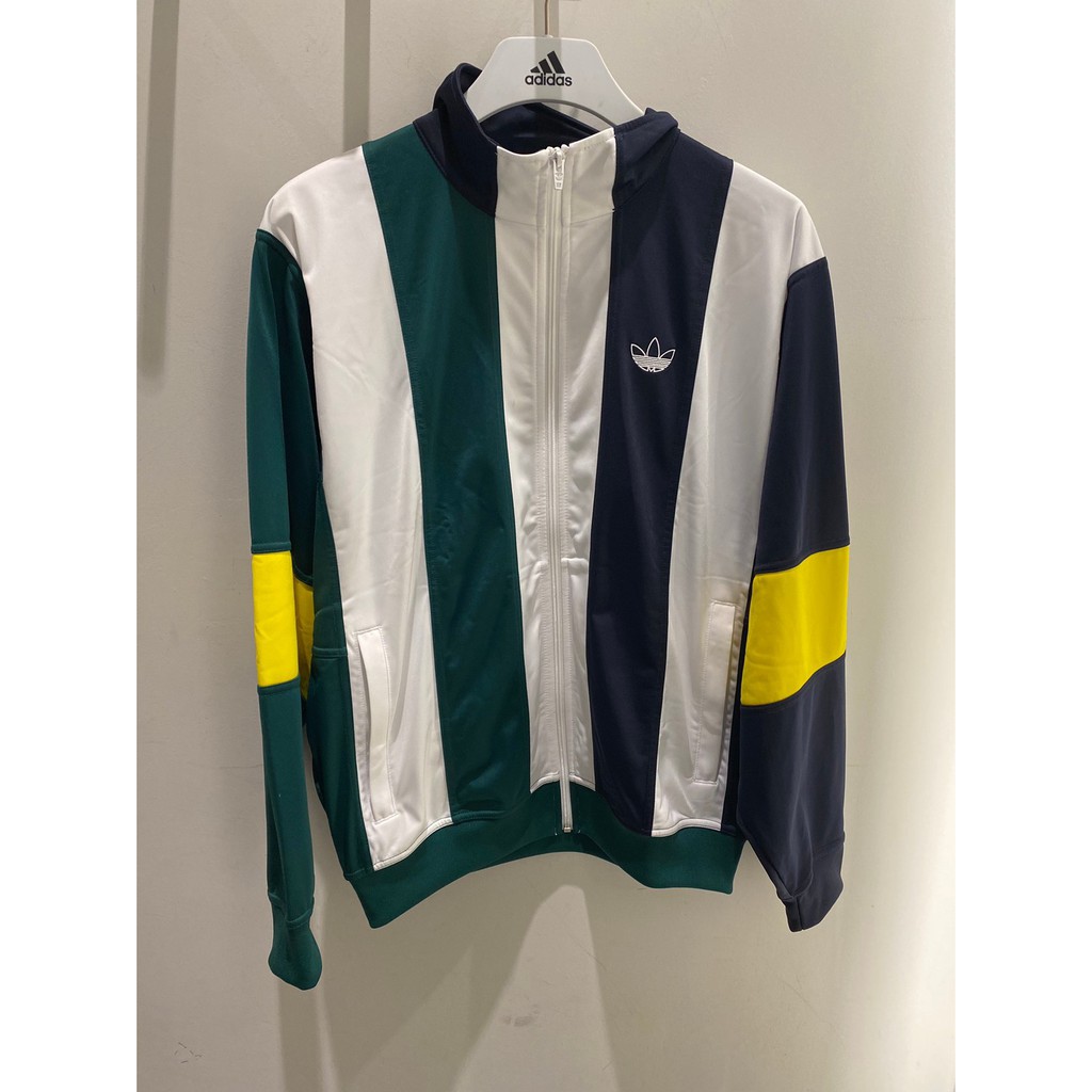 ADIDAS ORIGINALS BAILER TT 男拼接立領運動外套夾克黑白綠黃休閒外套EJ7114 | 蝦皮購物