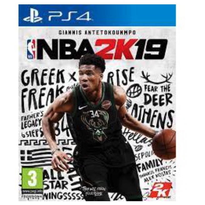 &lt;&lt;瑞比兔電玩&gt;&gt;PS4 『NBA 2k19』遊戲片，盒裝完整，可正常遊玩，歡迎下單