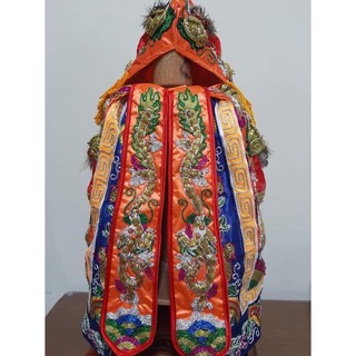 「華誠」 跳紗神衣（橘）神明衣 多款顏色尺寸（廣澤尊王、李府千歲、朱府千歲、中壇元帥、天上聖母、福德正神、媽祖、多神明用