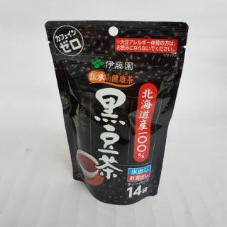 【日本進口】伊藤園~沒有咖啡因黑豆茶$200 / 14袋#冷沖熱泡都可以