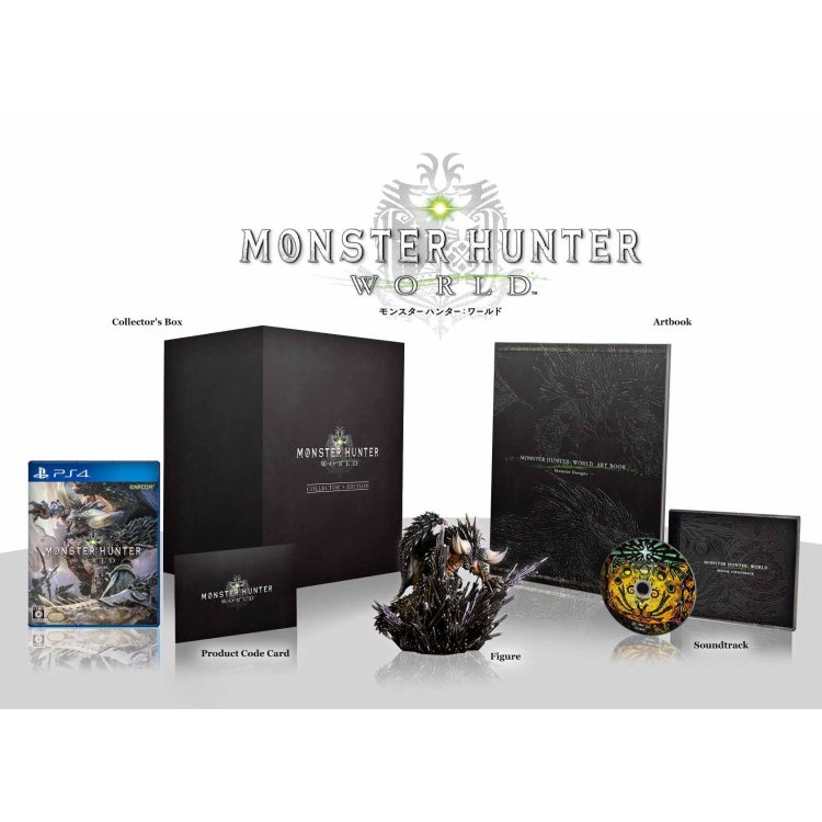 【全新未拆】PS4 魔物獵人 世界 MONSTER HUNTER WORLD 中文版 典藏版 附限定特典 MHW 台中