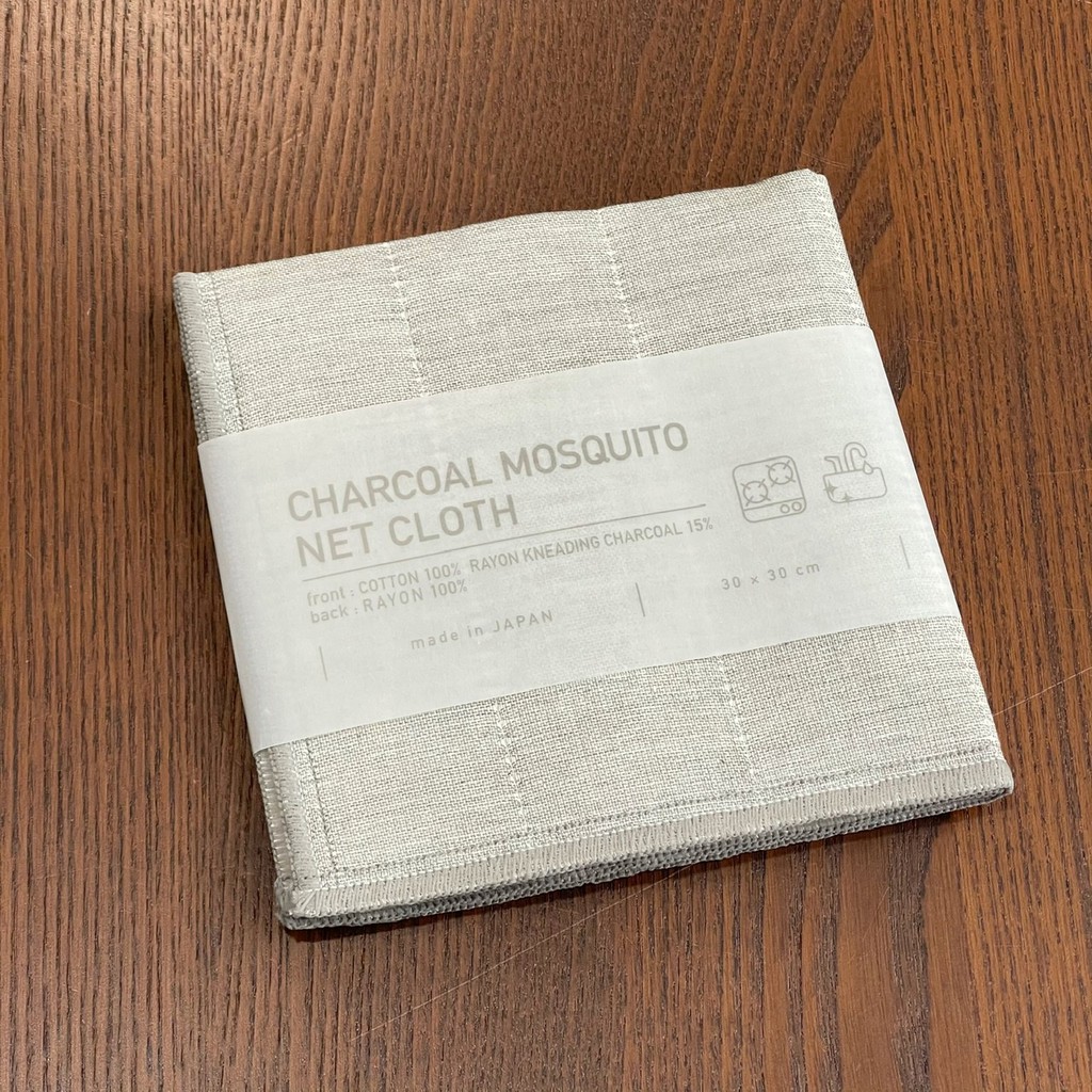 Kiyoi 備長炭蚊帳紗廚房抹布 日本製家事布巾30x30cm 家廚小宴 蝦皮購物