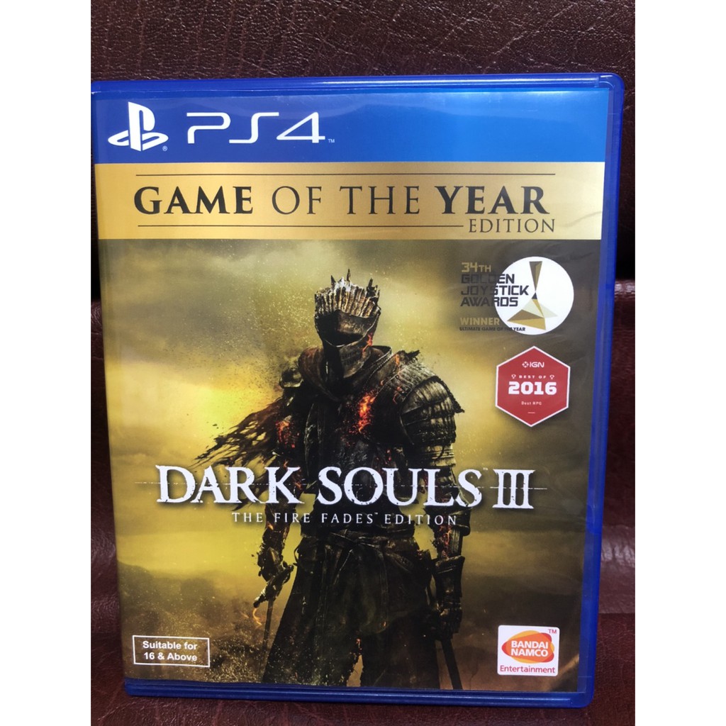DARK SOUL 3 GAME OF THE YEAR Edition 黑暗靈魂3 年度版 中文版 PS4 遊戲 二手