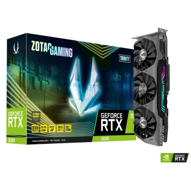 【現貨】索泰 ZOTAC GAMING RTX 3080 Trinity 10G 註冊4年保/非3090 3070