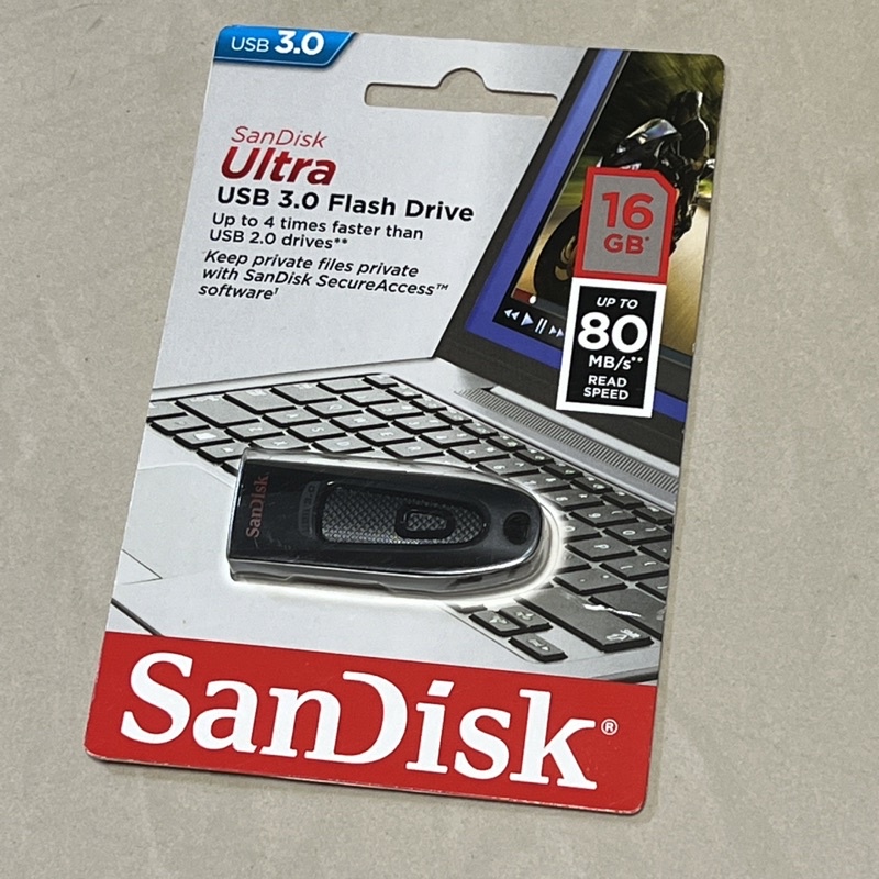 Sandisk Ultra 16GB USB3.0隨身碟