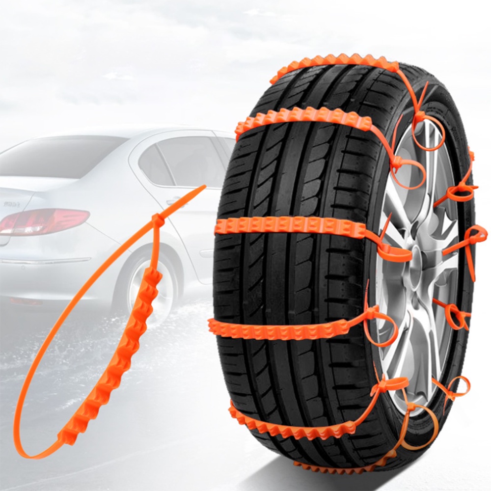 10/20 件汽車冬季輪胎車輪雪地鏈雪地輪胎防滑鏈車輪輪胎電纜帶冬季戶外應急鏈