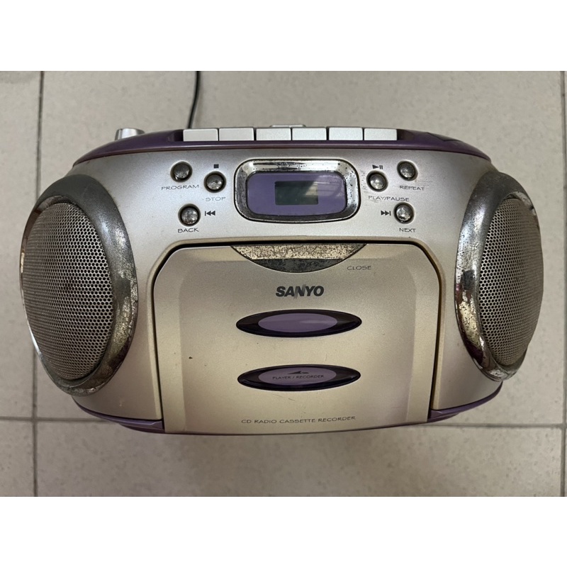 SANYO 三洋 手提CD收錄音機 手提CD音響 CD播放器