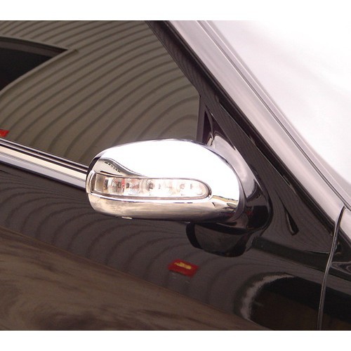 Benz 賓士 W220 S320 S350 S400 S430 02~05 改裝 鍍鉻銀 後視鏡蓋 後照鏡蓋
