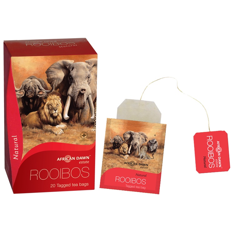 附電子發票  非洲晨曦African Dawn 盒裝茶 獨立小包裝  南非晨曦 南非國寶茶 Rooibos tea 40