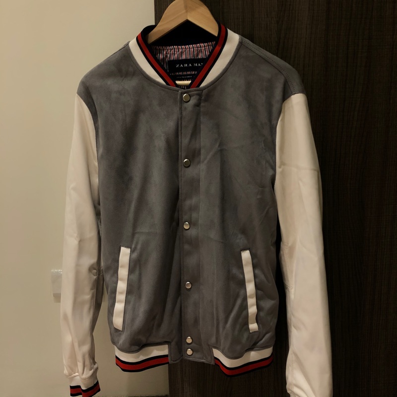 zara baseball jacket