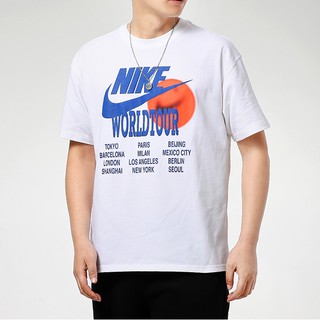 Nike 耐吉 短袖 上衣 圓領 白色 英文字母款 男士上衣DA0938-100