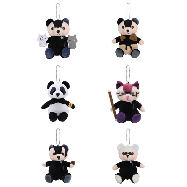 咒術迴戰 生日 伏黑甚爾 伏黑惠 熊貓 PANDA 禪院真希 泰迪熊 熊熊 娃娃 伏黑 甚爾 禪院 真希 生日熊娃 熊熊