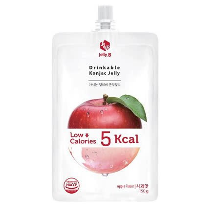 【韓國Jelly.B】低卡蒟蒻果凍150g(蘋果/藍莓/青葡萄/水蜜桃/荔枝/紫葡萄)