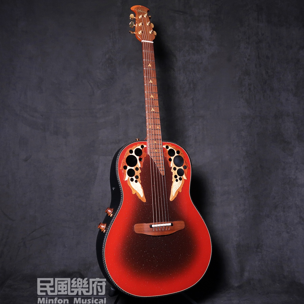 Ovation Adamas 1681-2 限量復刻版 頂級碳纖維圓背吉他 傳奇葡萄孔設計 吉他中的鑽石【民風樂府】
