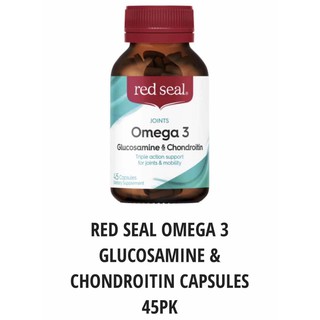 Red Seal Omega 3 Glucosamine & Chondroitin Capsules 45pk