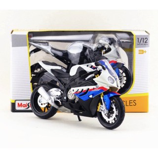 「車苑模型」Maisto合金摩托車玩具模型1:12 BMW S1000RR街車