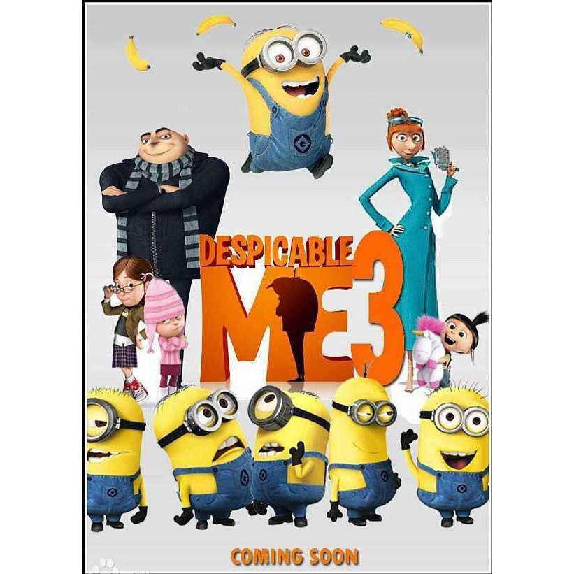 Despicable Me 神偷奶爸3 小黃人1dvd 高清國英粵發音 蝦皮購物