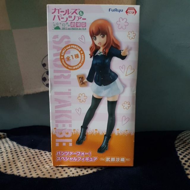 日版furyu 景品少女與戰車劇場版武部沙織公仔 蝦皮購物