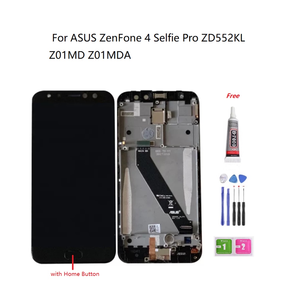 原廠帶邊框螢幕總成兼容華碩ASUS ZenFone 4 Selfie Pro ZD552KL Z01MD 屏幕總成 液晶